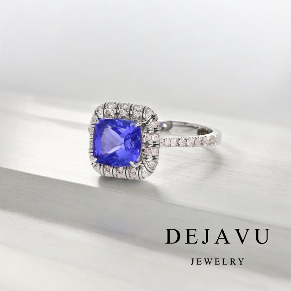 Tanzanite Engagement Ring